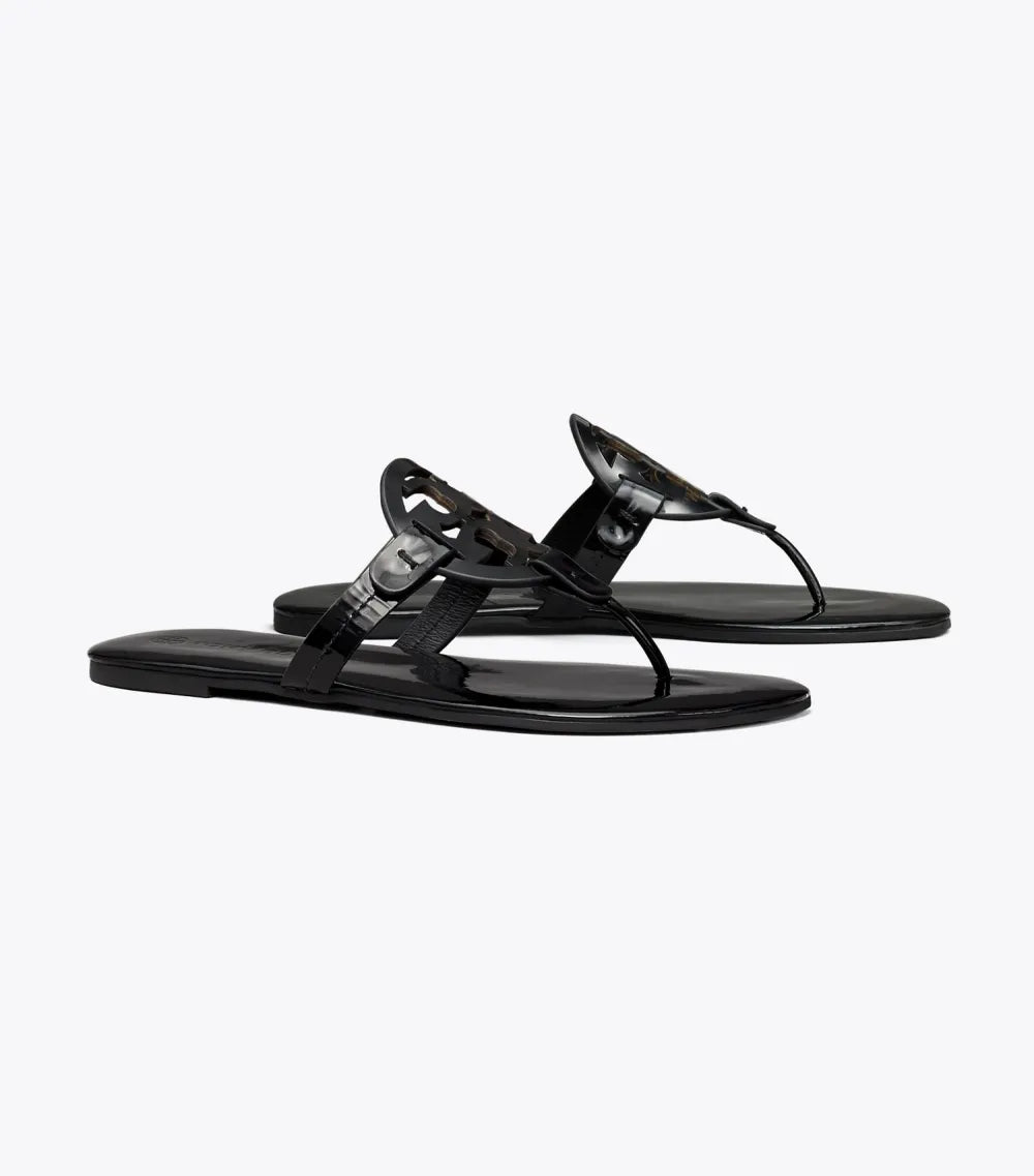 Miller Soft Patent Leather Sandal, Narrow