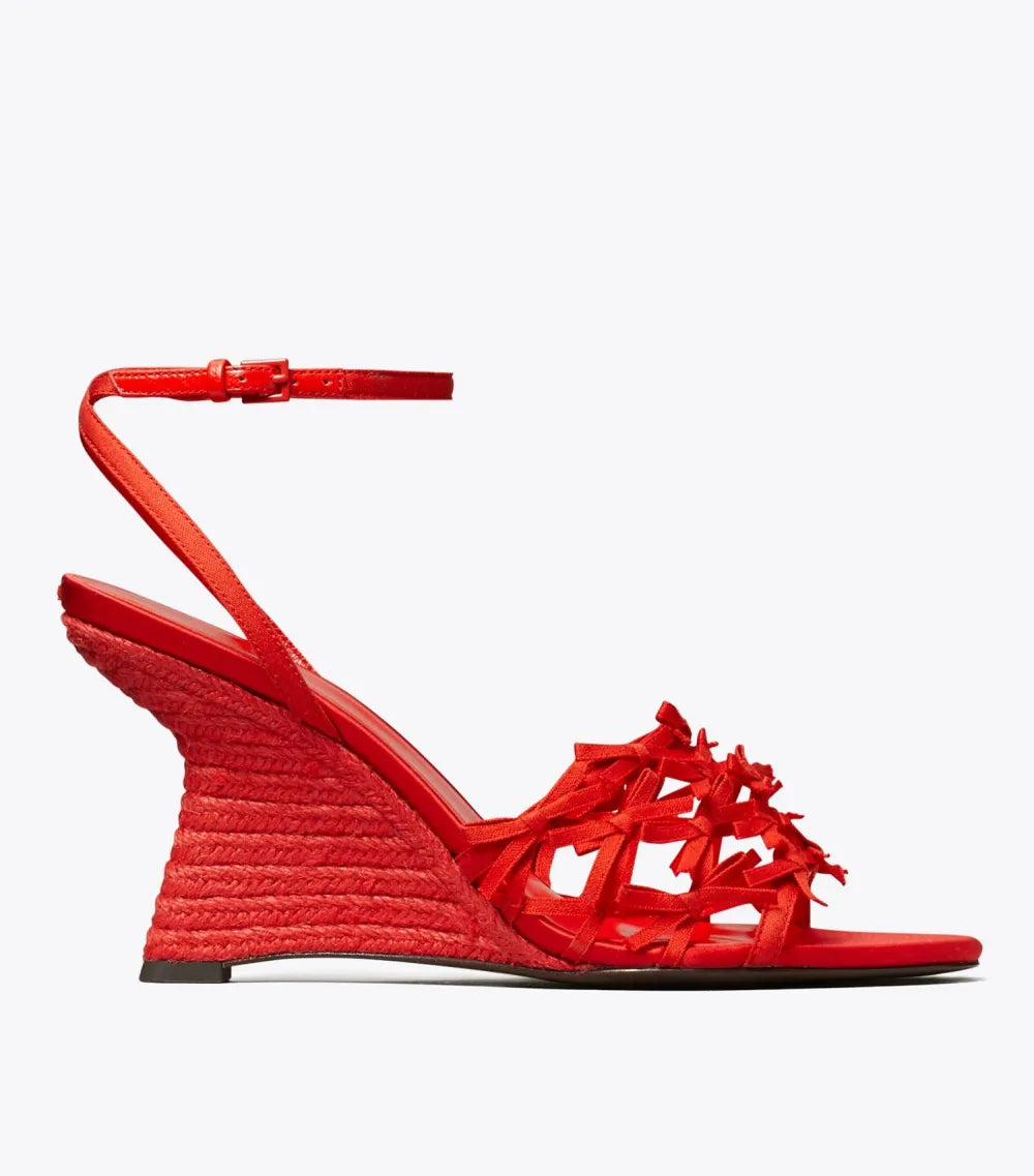 Mini Bow Espadrille Wedge