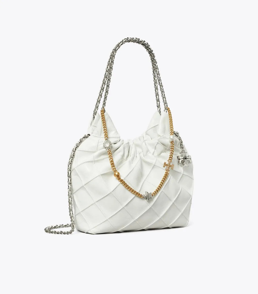 Mini Fleming Soft Distressed Hobo Bag