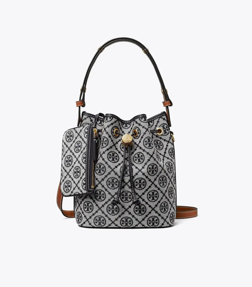 T Monogram Bucket Bag
