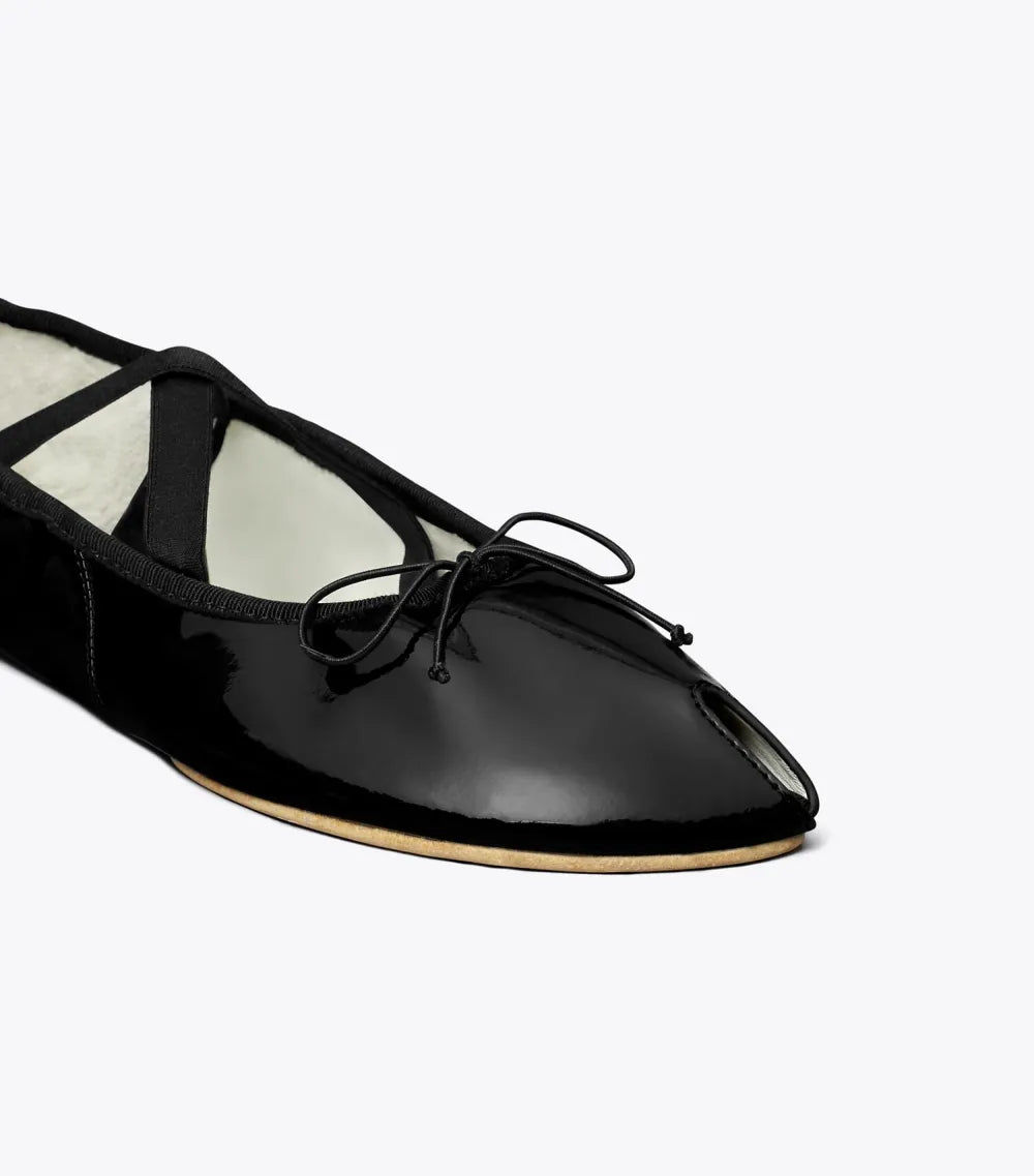 Peep-Toe Mary Jane Ballet