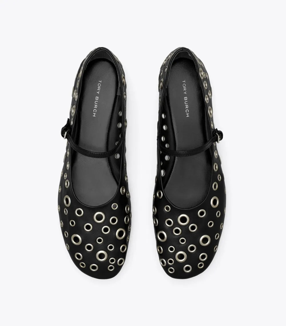 Eyelet Mary Jane Ballet