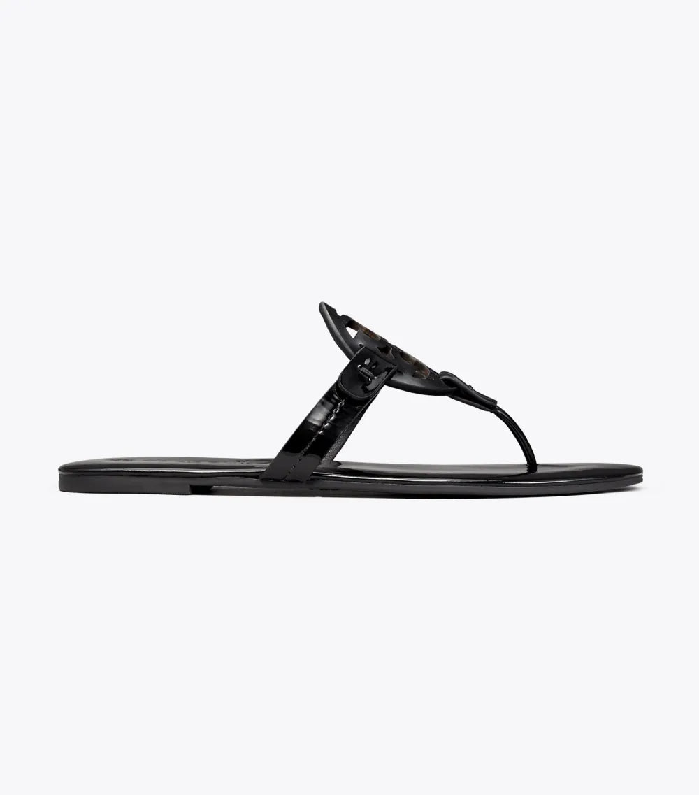Miller Soft Patent Leather Sandal, Narrow