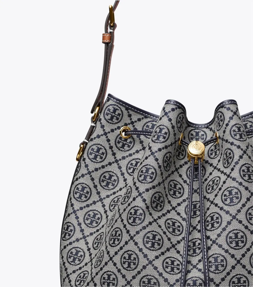 T Monogram Oversized Bucket Bag