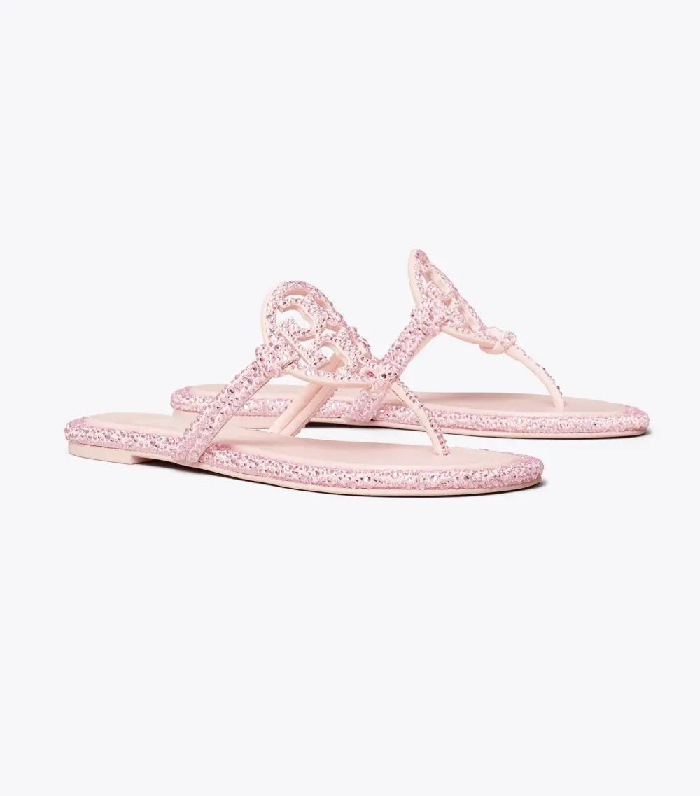TB x BonBon Miller Knotted Crystal Sandal