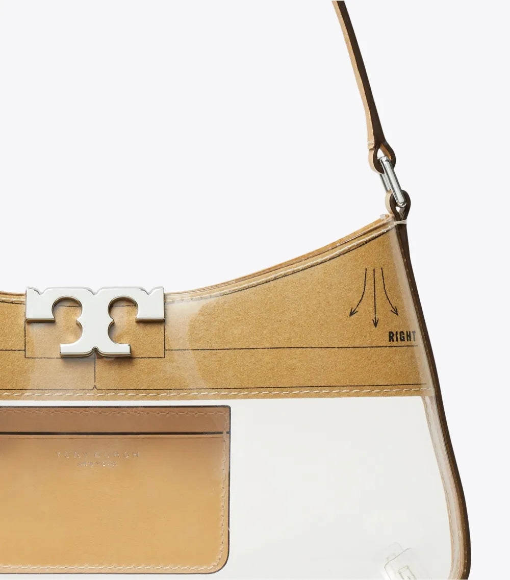 Eleanor Clear Slim Shoulder Bag