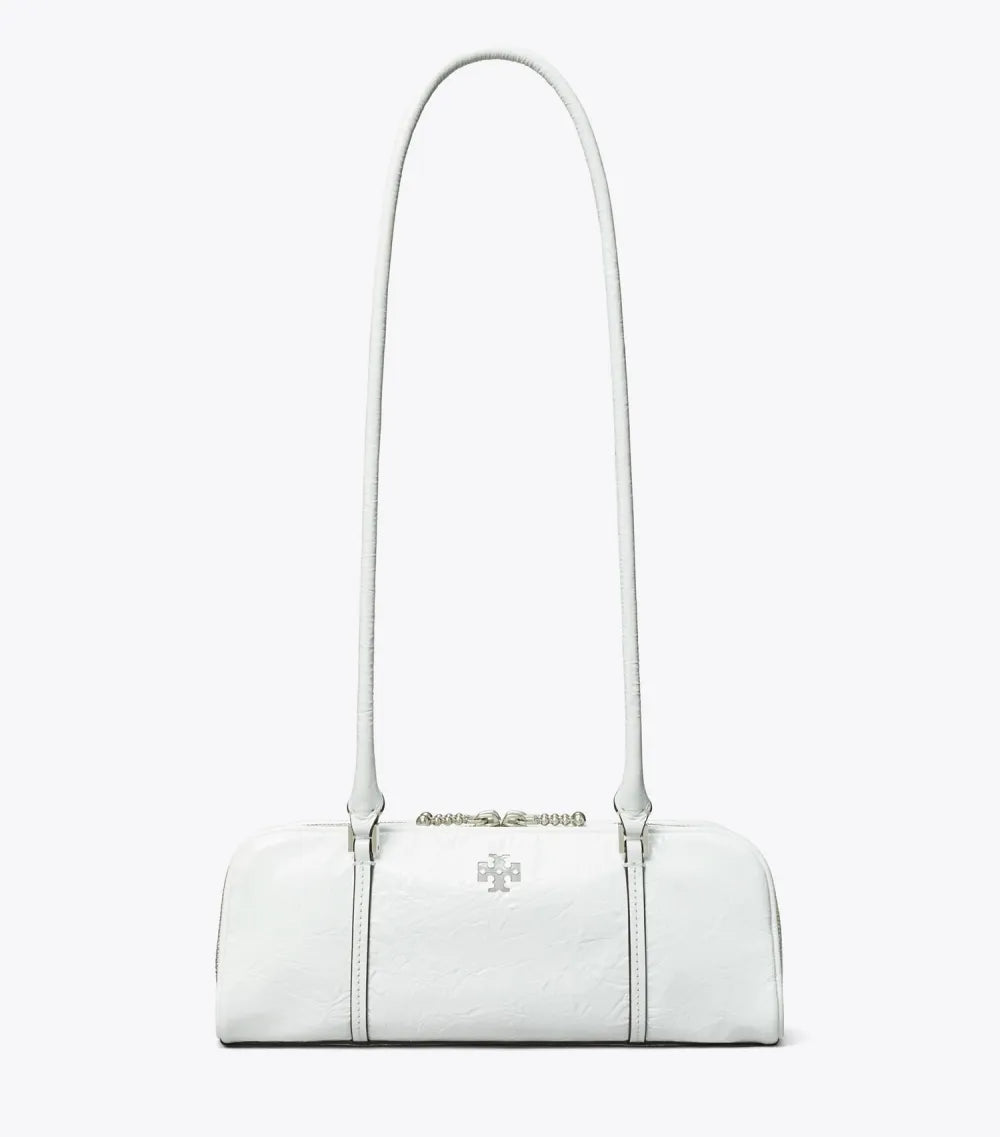 Mini Crinkle Leather Marshmallow Satchel