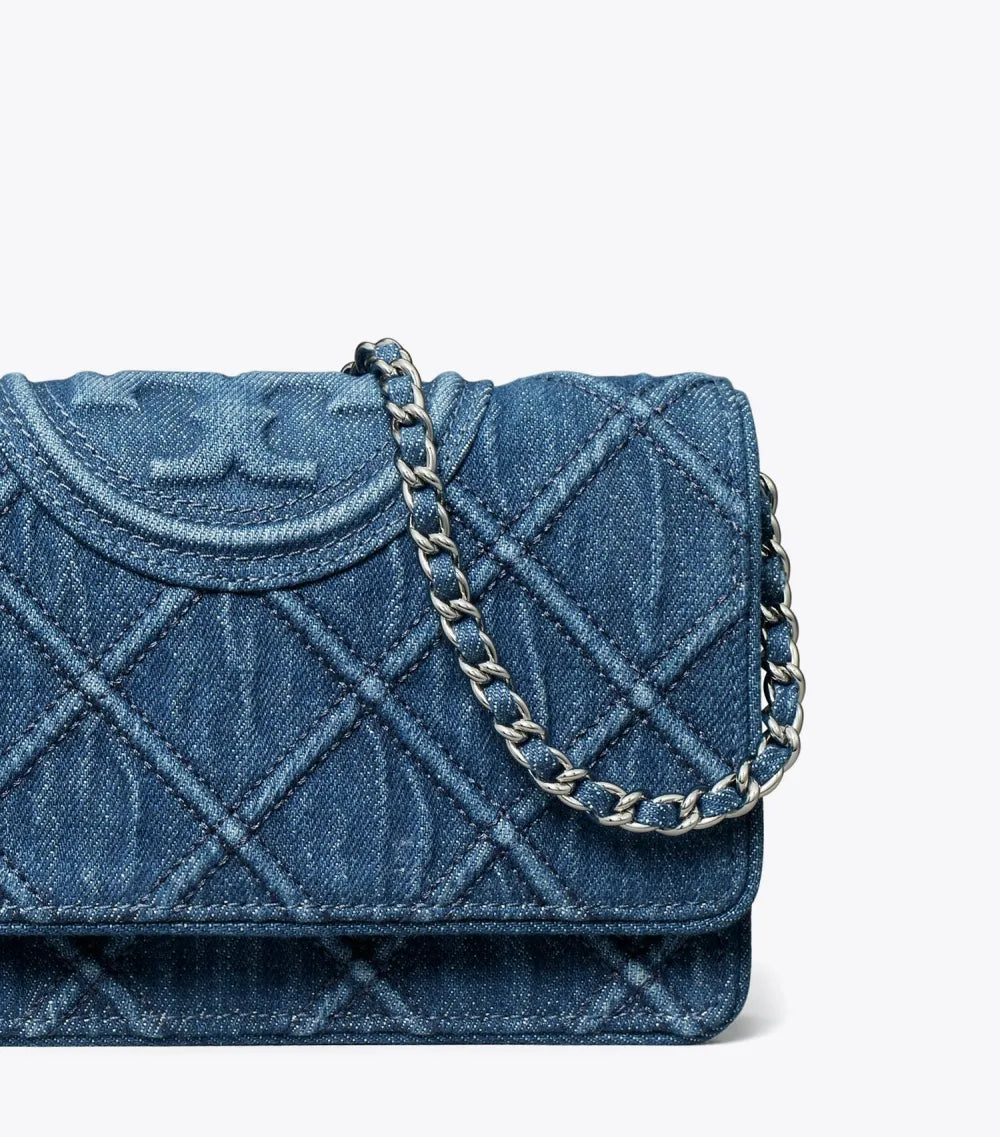 Fleming Soft Denim Crossbody