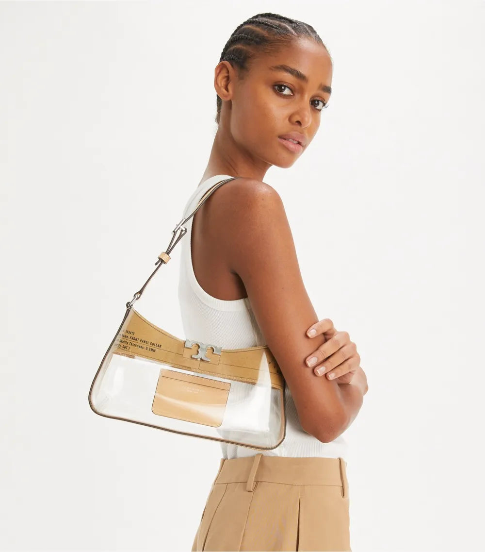 Eleanor Clear Slim Shoulder Bag