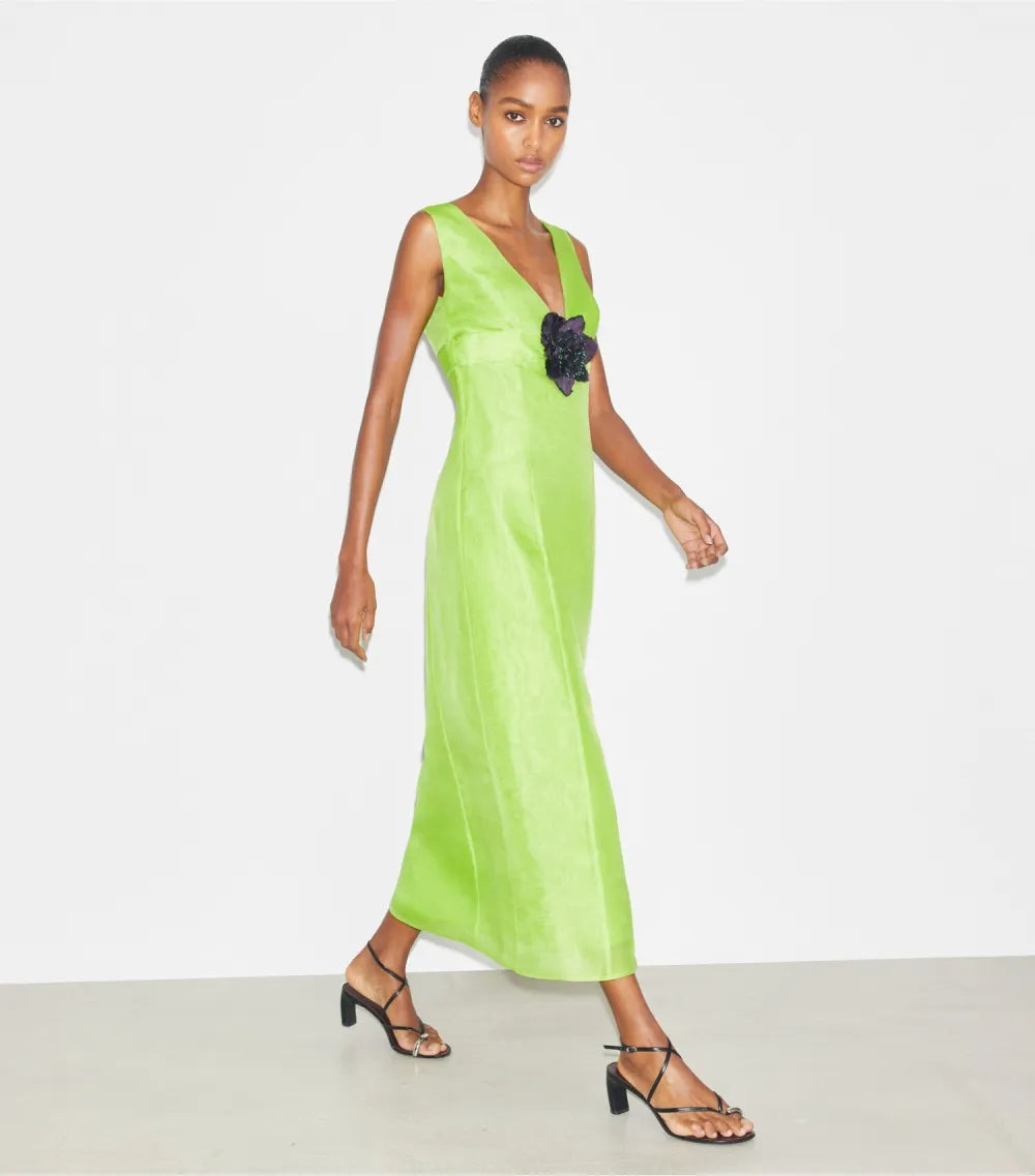 Pierced Multi-Strap Heeled Sandal