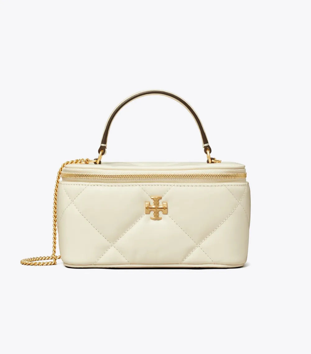 Kira Diamond Quilt Vanity Case