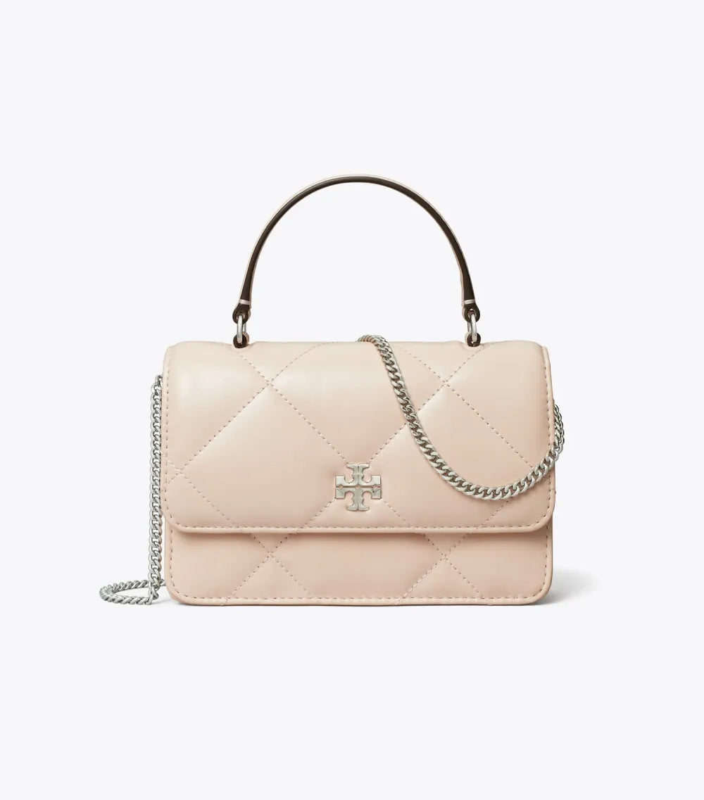 Mini Kira Diamond Quilt Top-Handle Crossbody