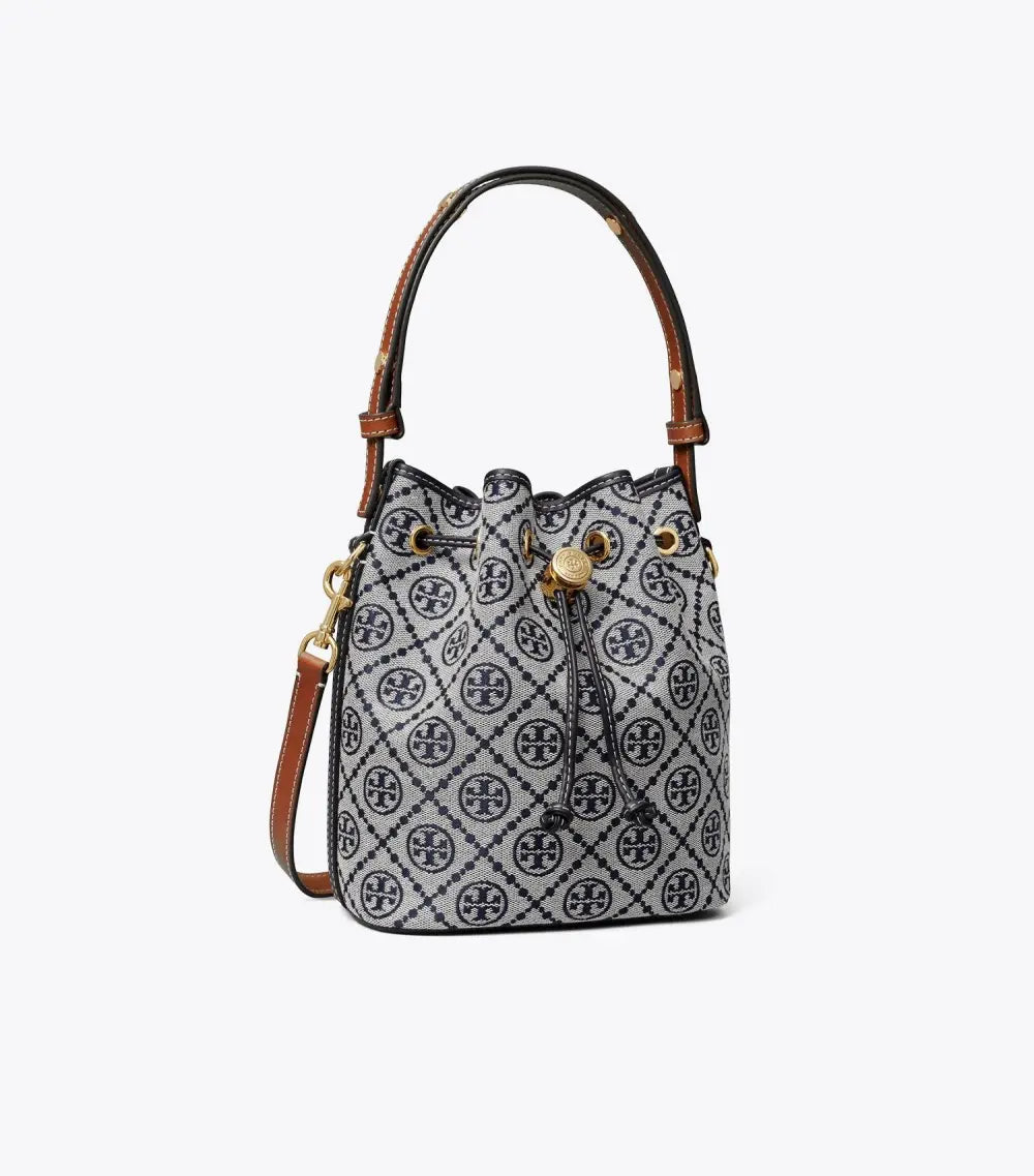 T Monogram Bucket Bag