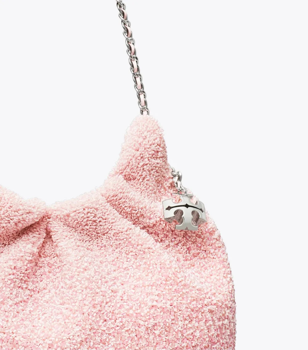 TB x BonBon Mini Fleming Embellished Hobo Bag