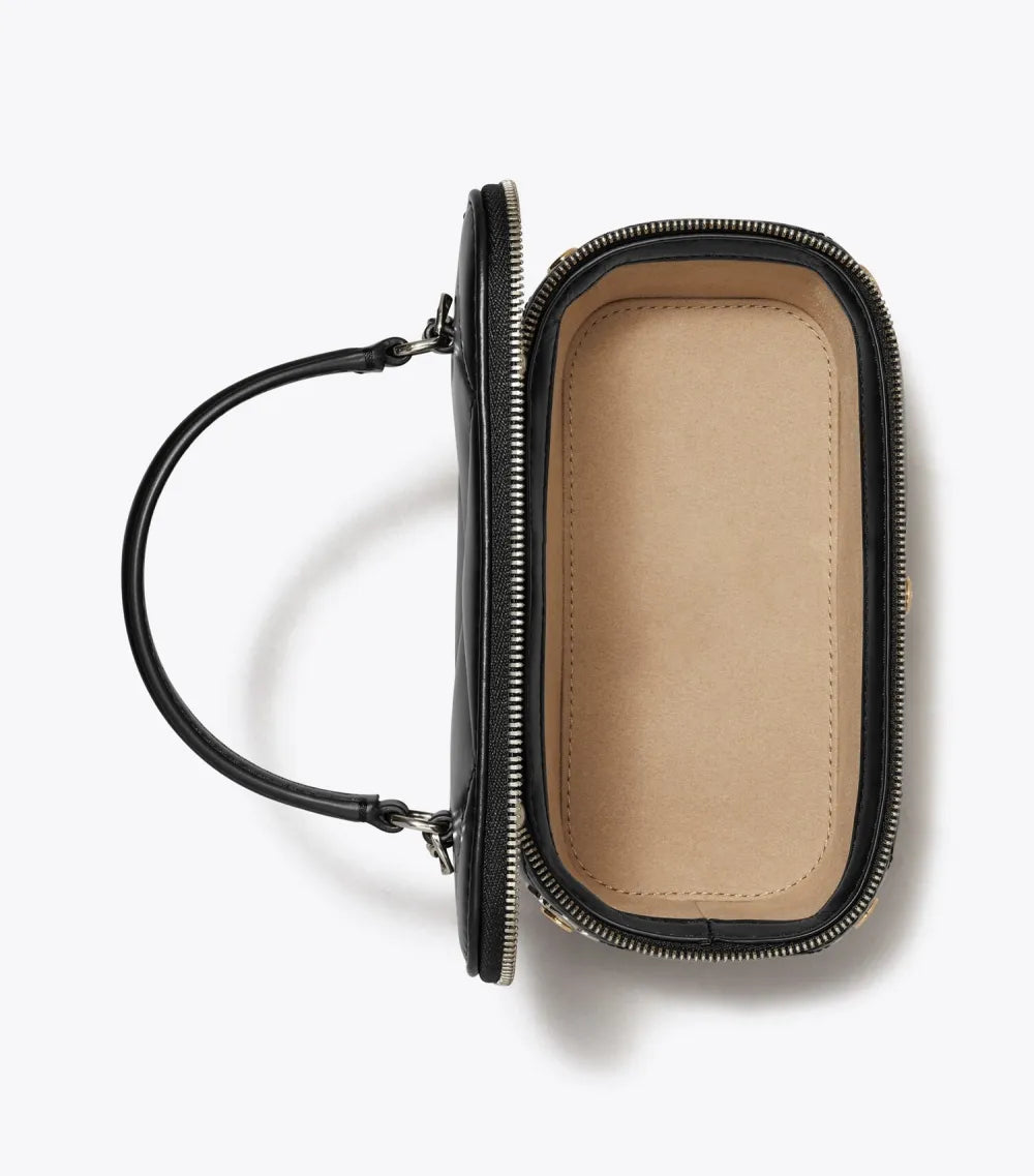 Kira Diamond Quilt Clover Vanity Case