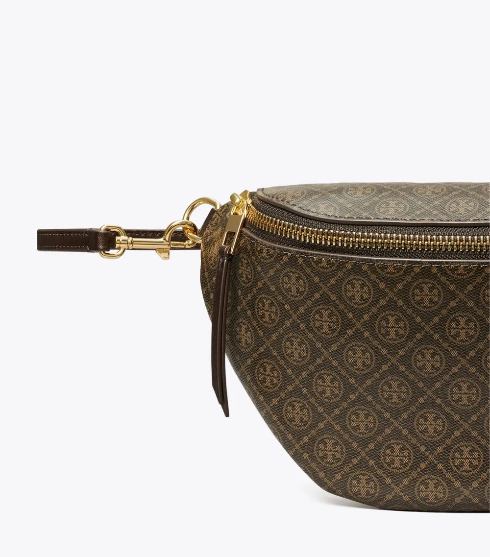 T Monogram Coated Canvas Belt Bag