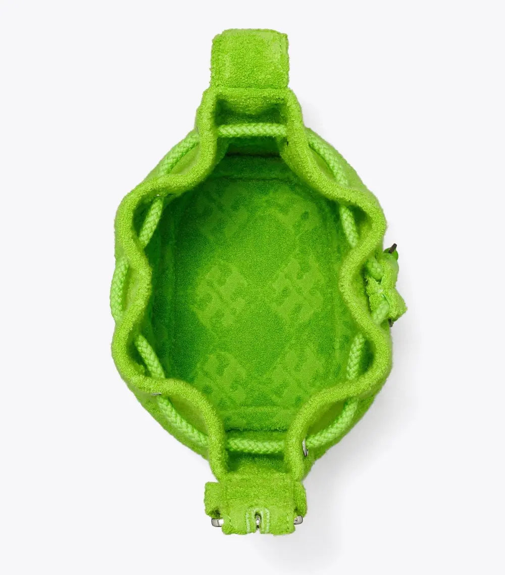 T Monogram Terry Mini Bucket Bag