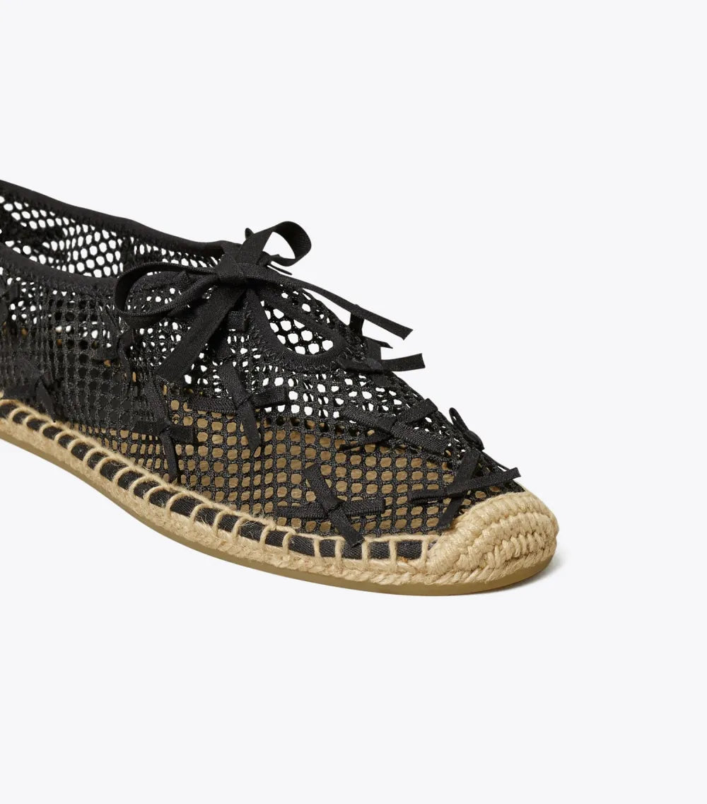 Mini Bow Mesh Espadrille