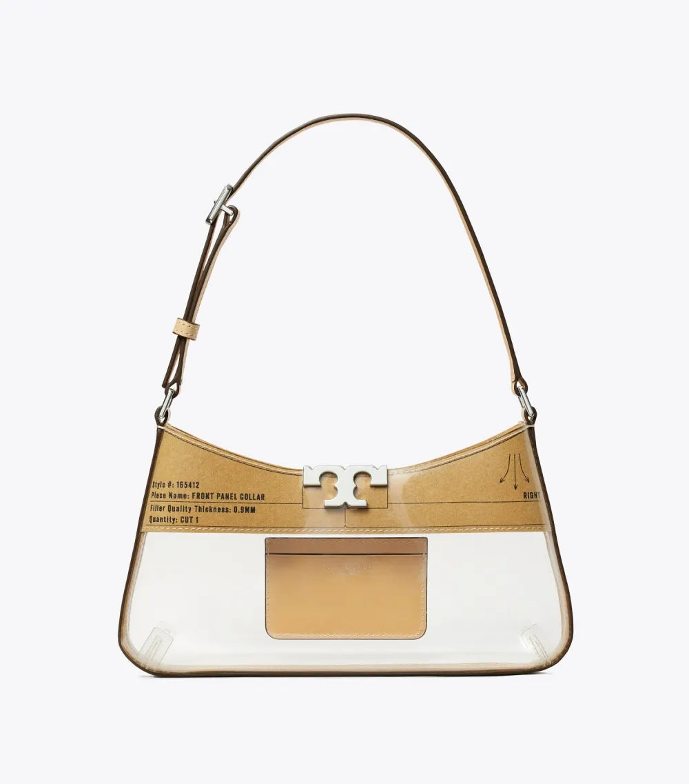 Eleanor Clear Slim Shoulder Bag