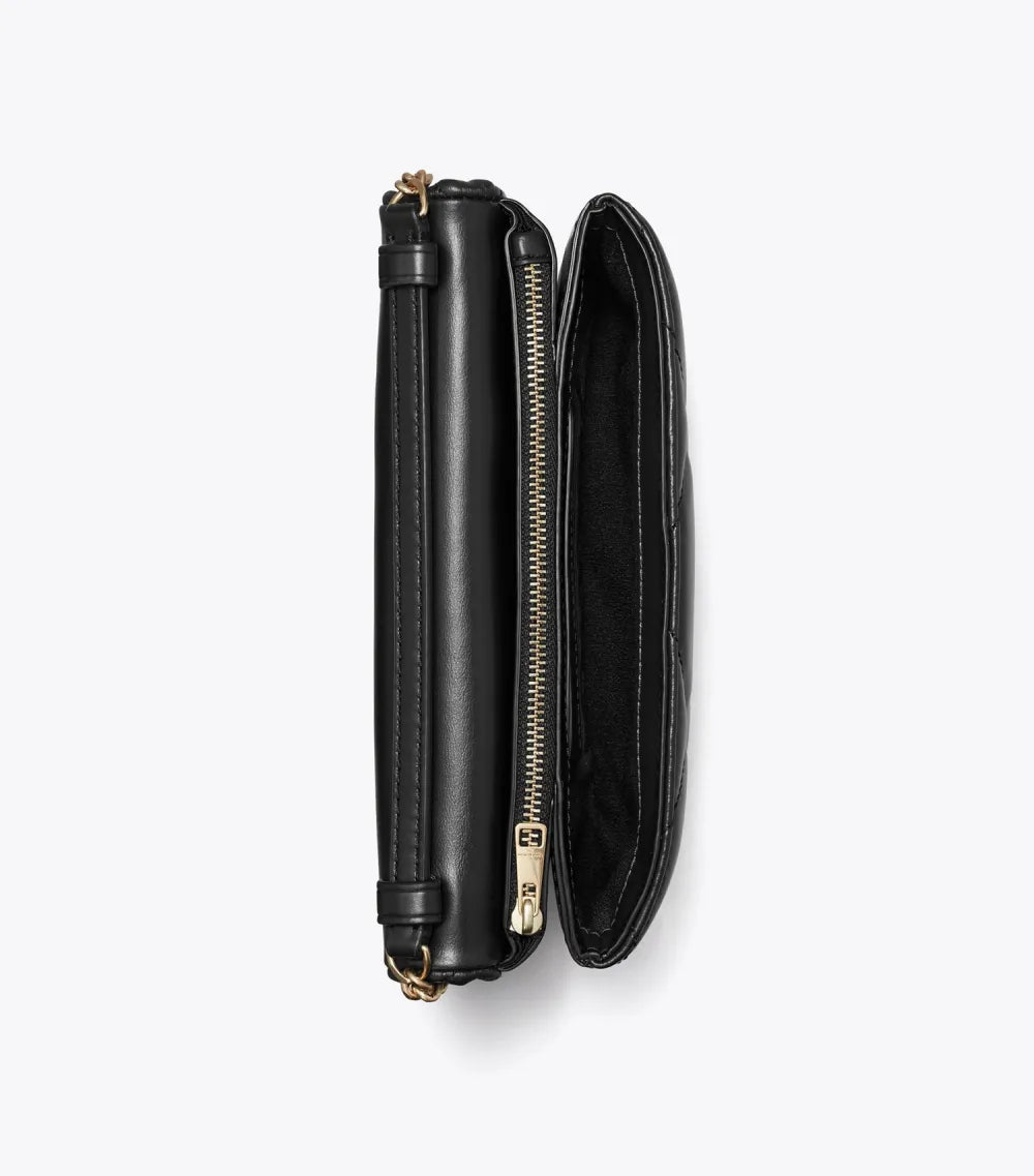 Kira Diamond Quilt Pavé Logo Crossbody