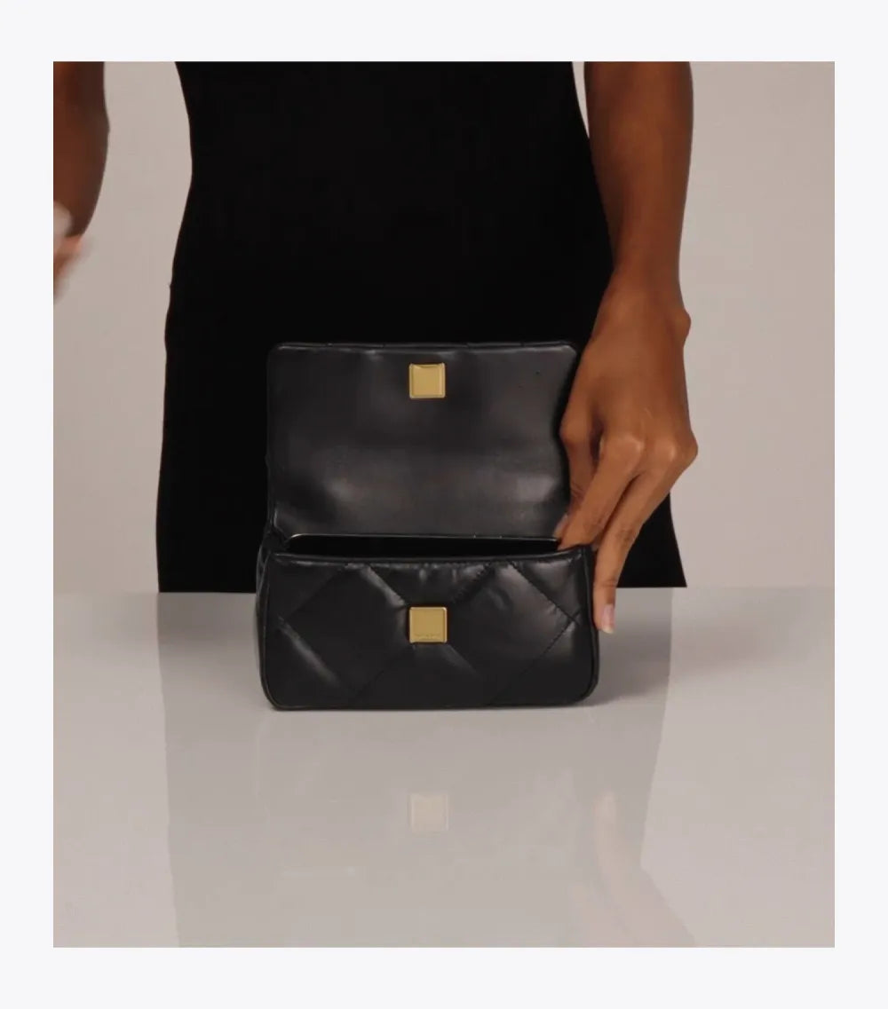 Mini Kira Diamond Quilt Flap Bag