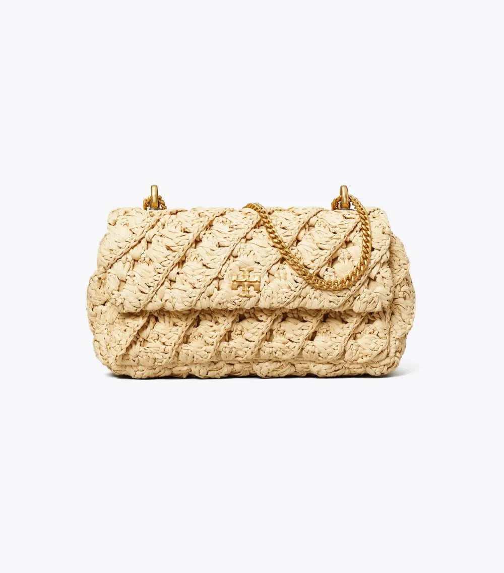 Mini Kira Woven Flap Bag