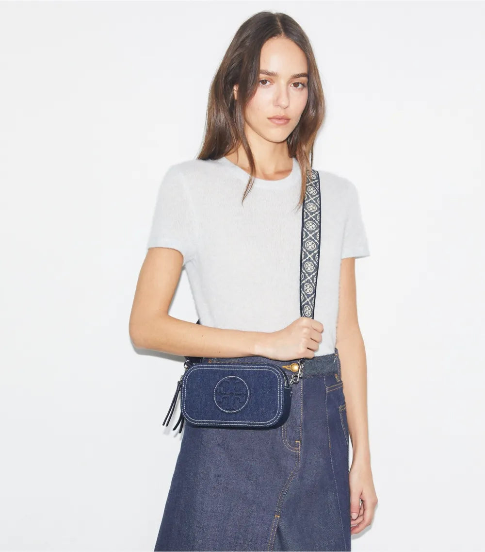 Mini Miller Denim Crossbody Bag