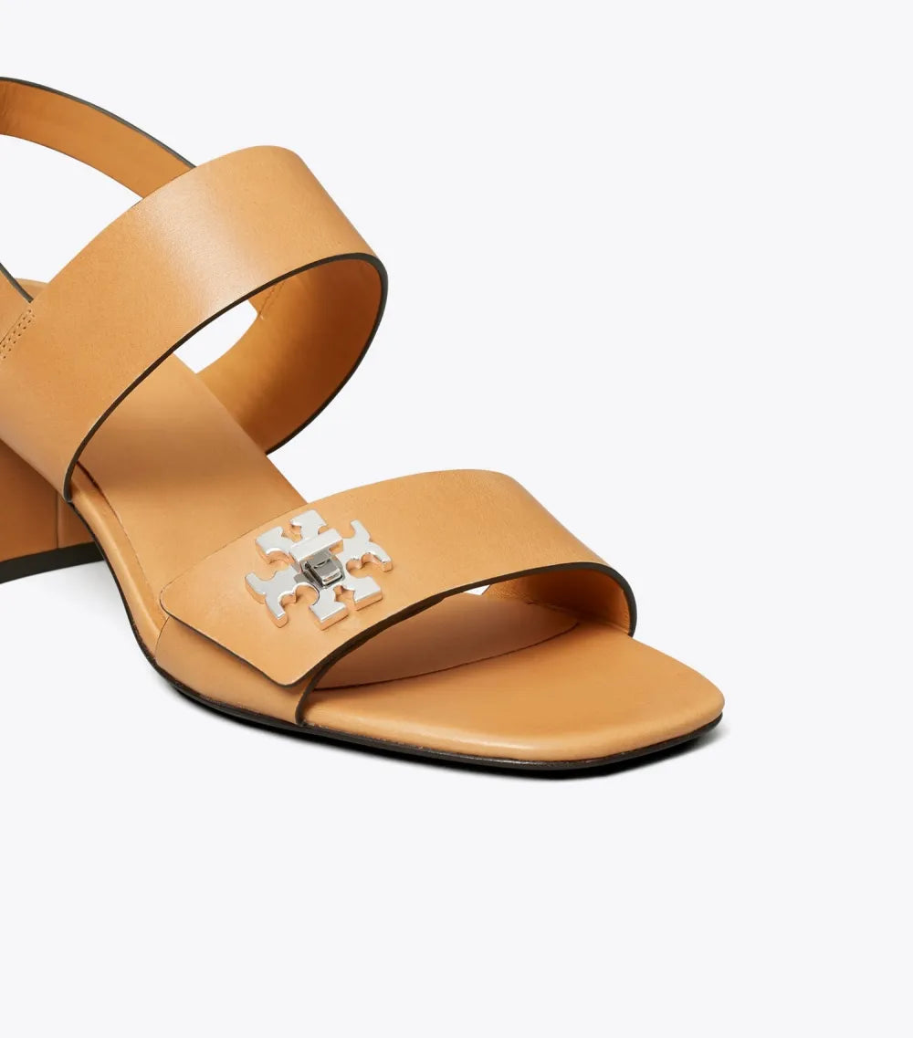 Turnlock Heeled Sandal