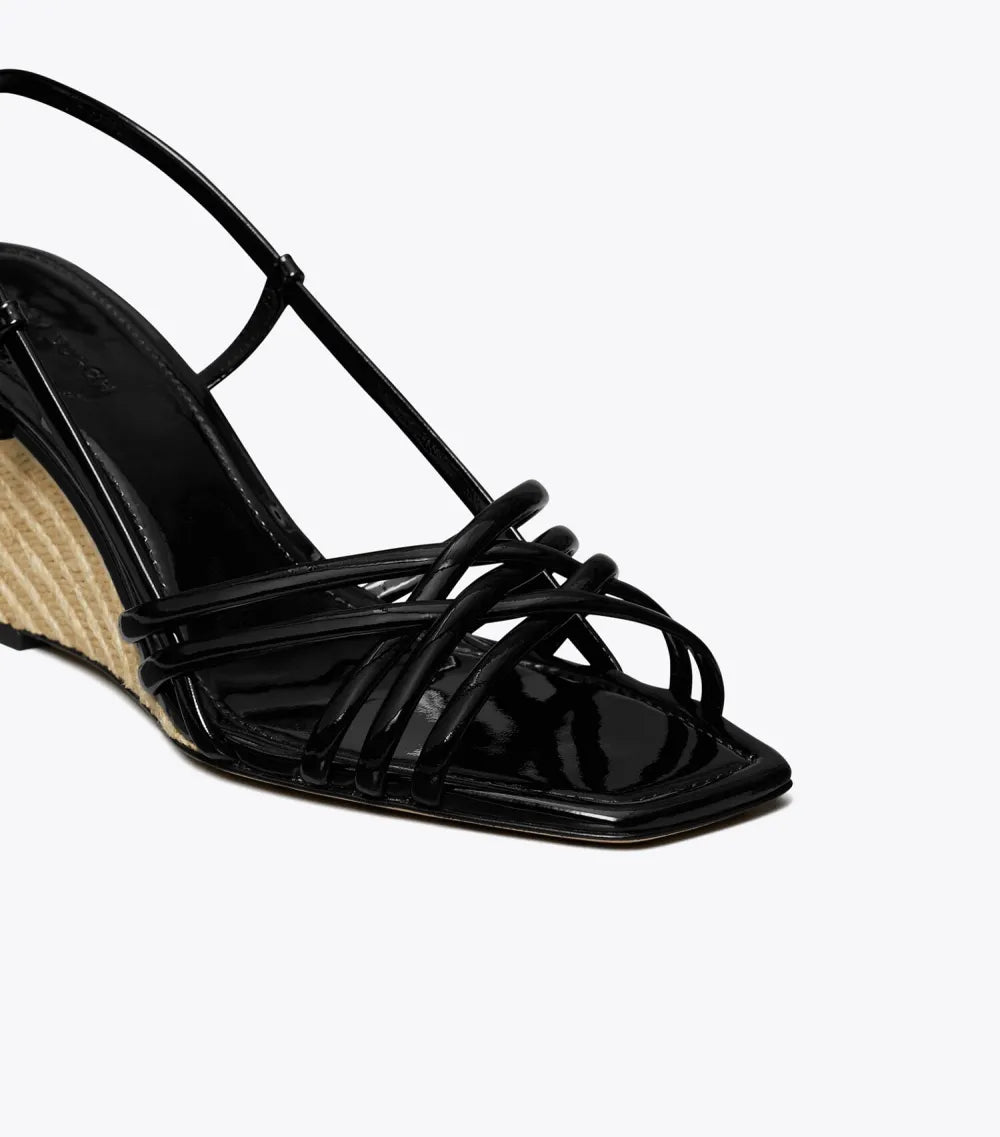 Multi-Strap Espadrille Wedge