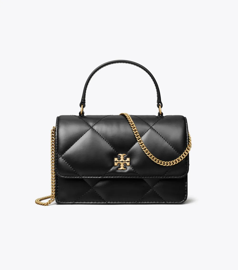 Mini Kira Diamond Quilt Top-Handle Crossbody