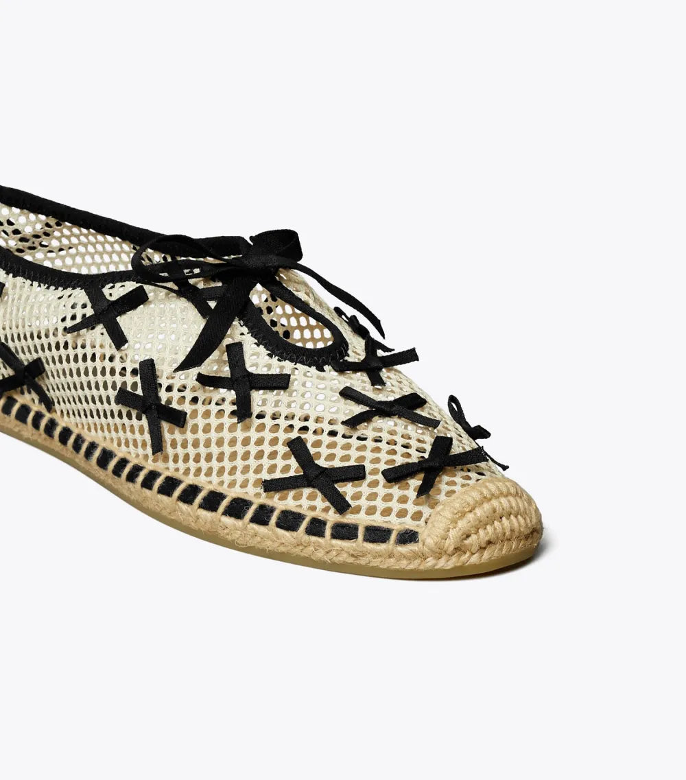 Mini Bow Mesh Espadrille