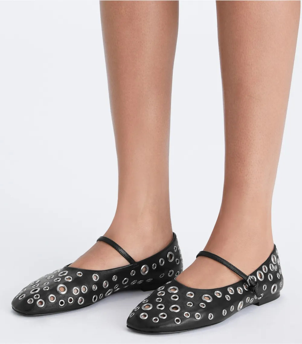 Eyelet Mary Jane Ballet