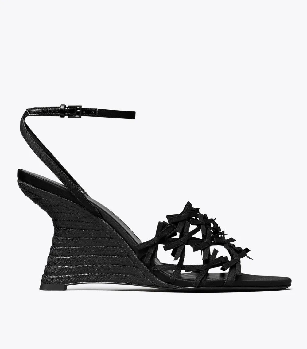 Mini Bow Espadrille Wedge