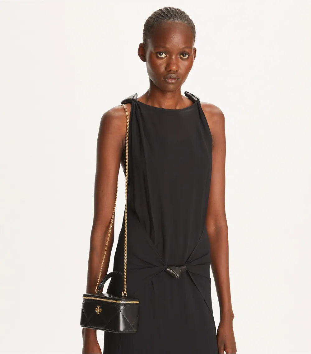 Kira Diamond Quilt Vanity Case